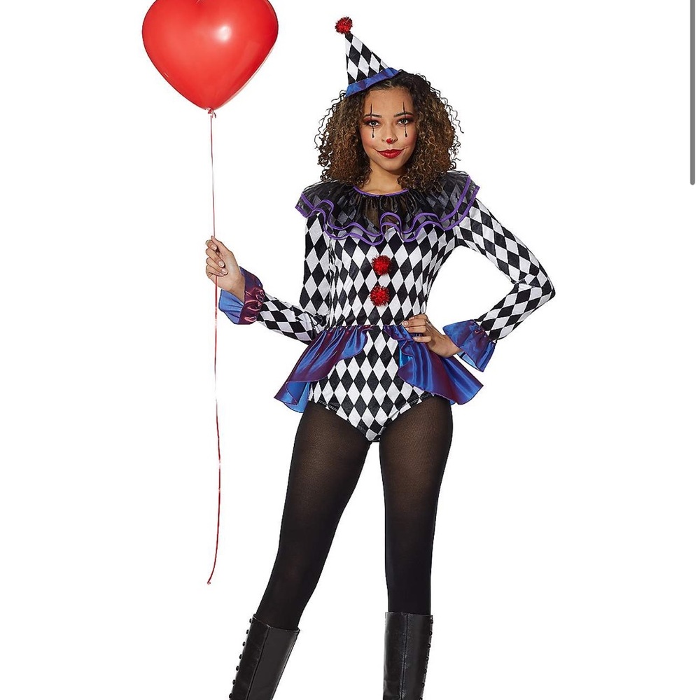 Spirit Halloween Carnival Clown Size Small